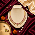 CZ and Ruby Kemp Spike Choker
