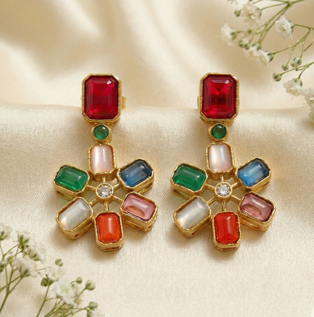 Navaratna Inspired Choker Set