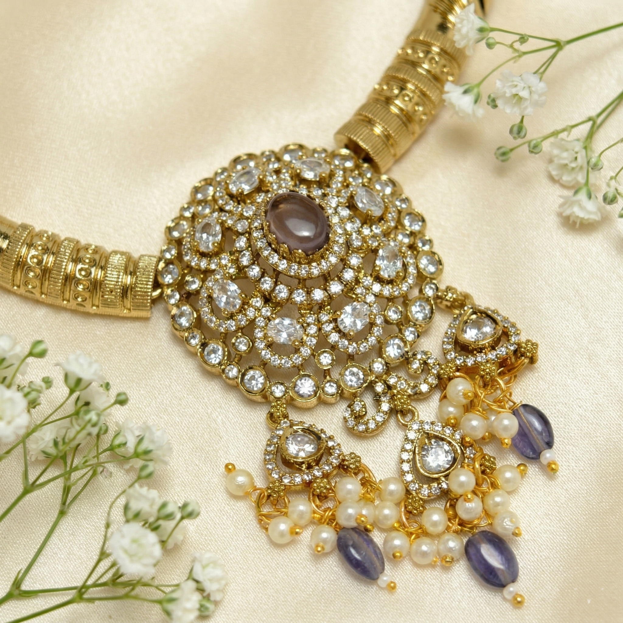 Devika Polki Necklace Set