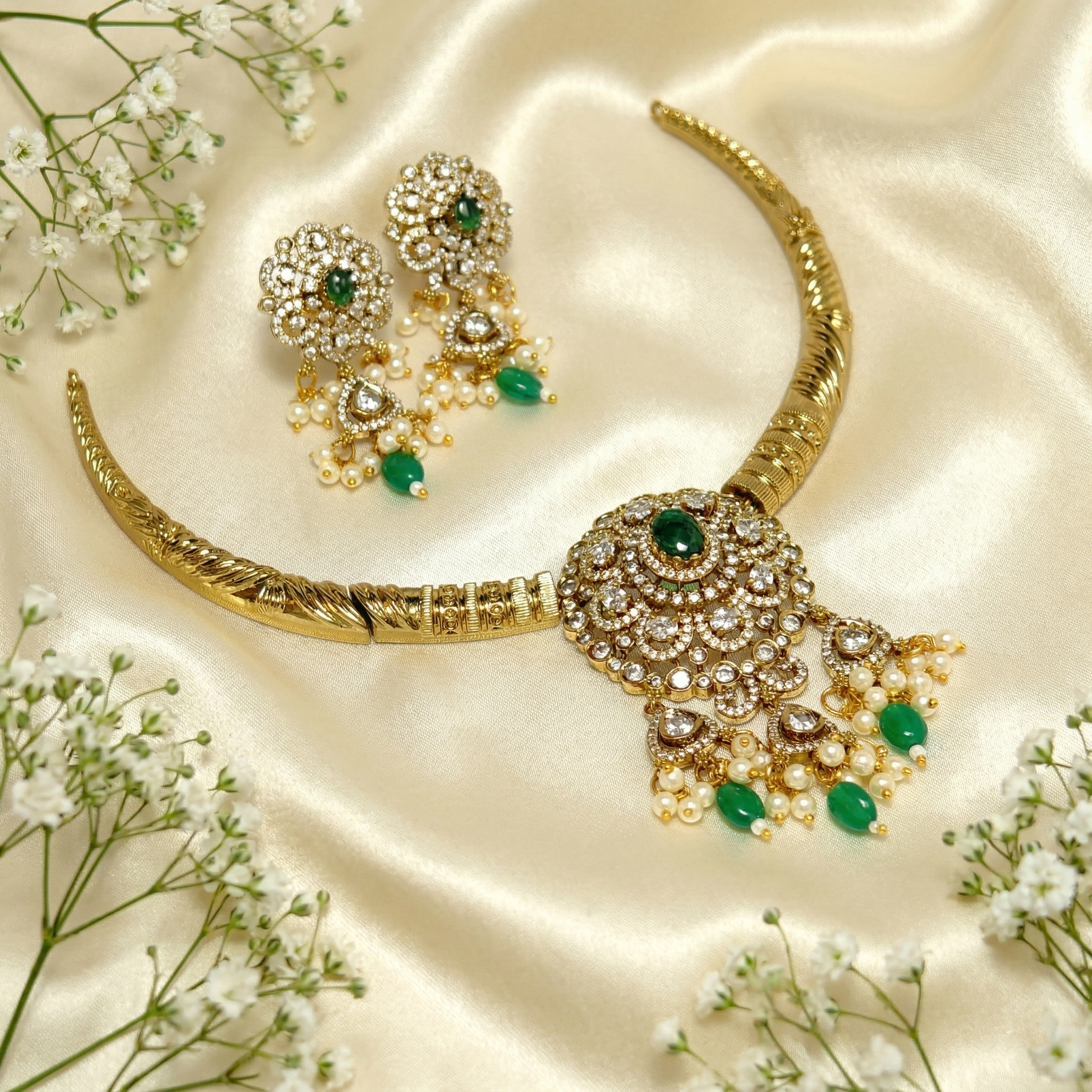 Devika Polki Necklace Set