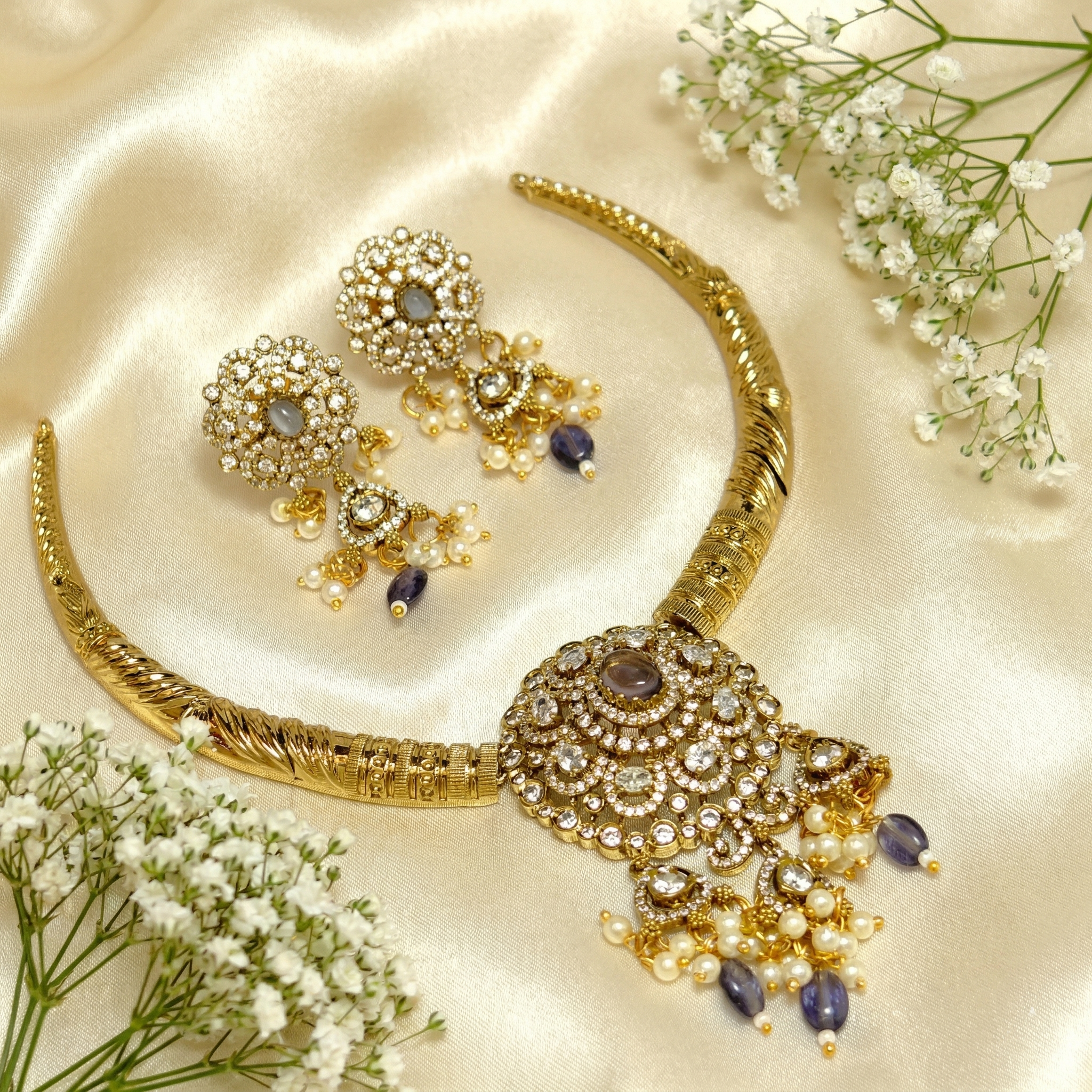 Devika Polki Necklace Set