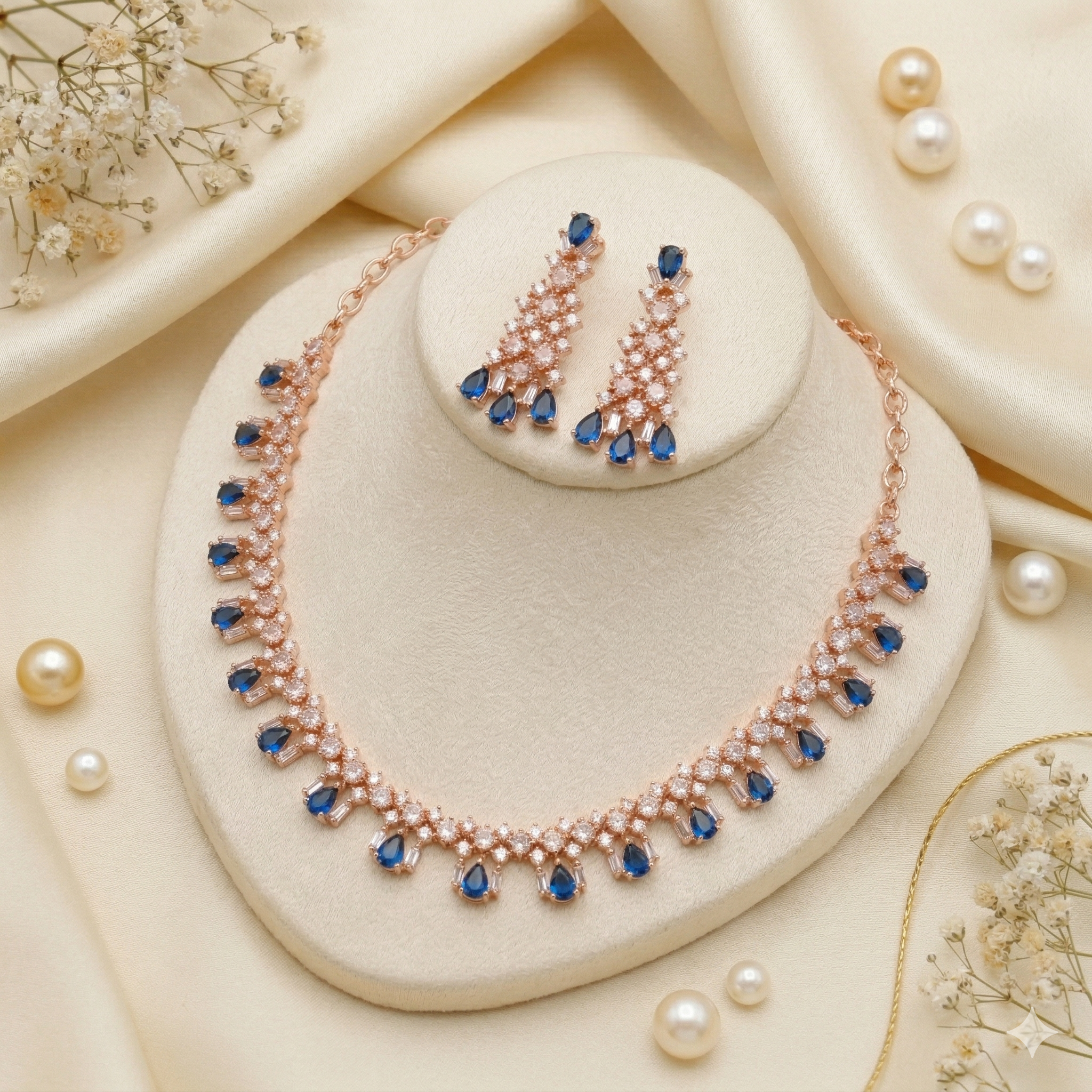 Emerald Glow Necklace Set