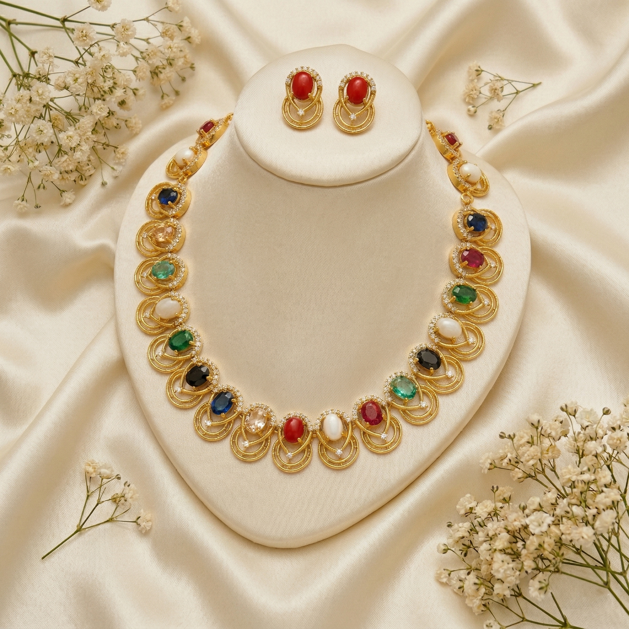Kanak Ring Necklace Set