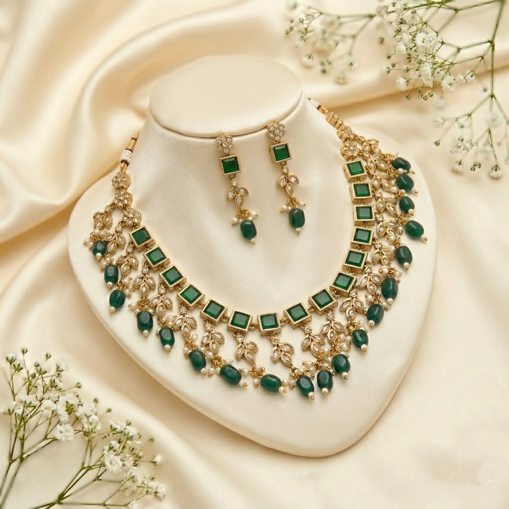 Jhumkuri Choker Set
