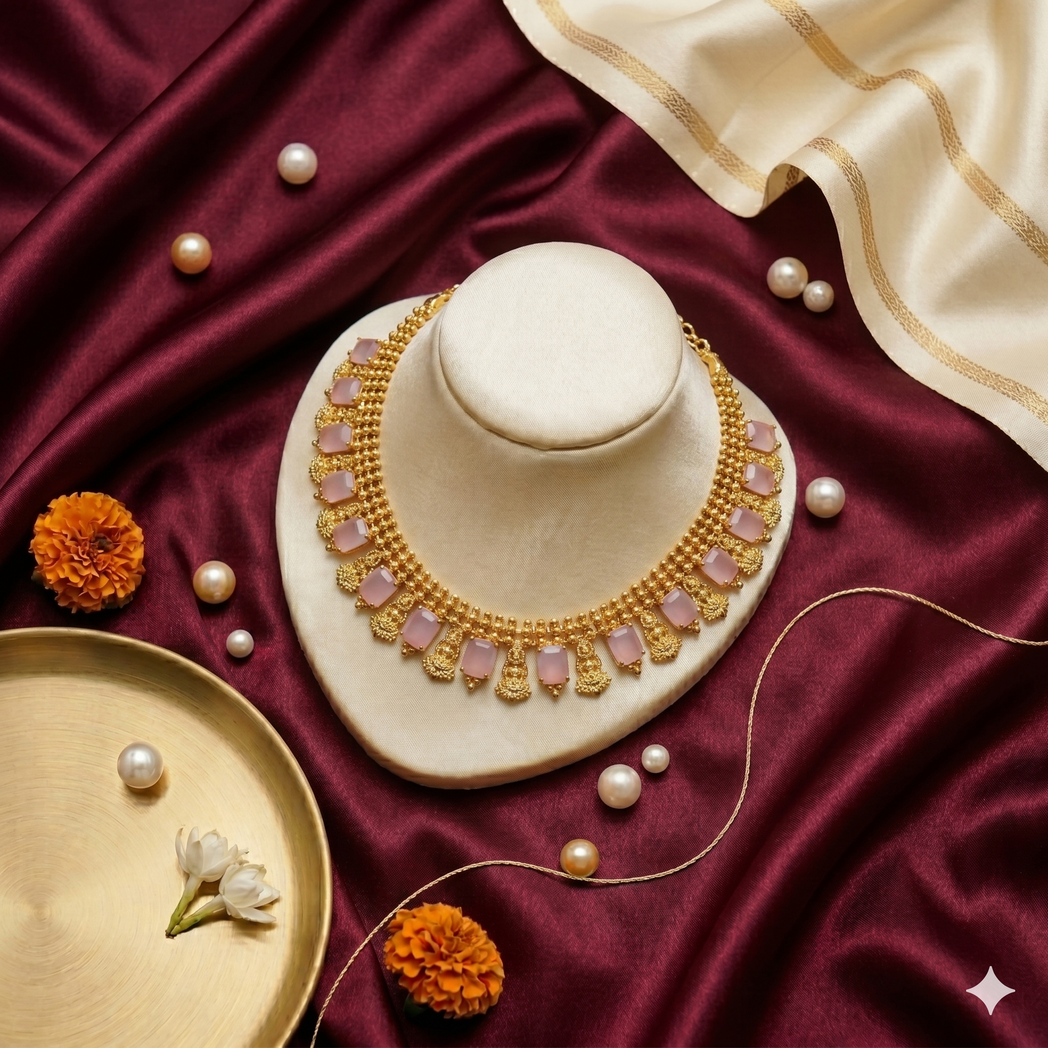 Rajkumari Mosaic Choker Set