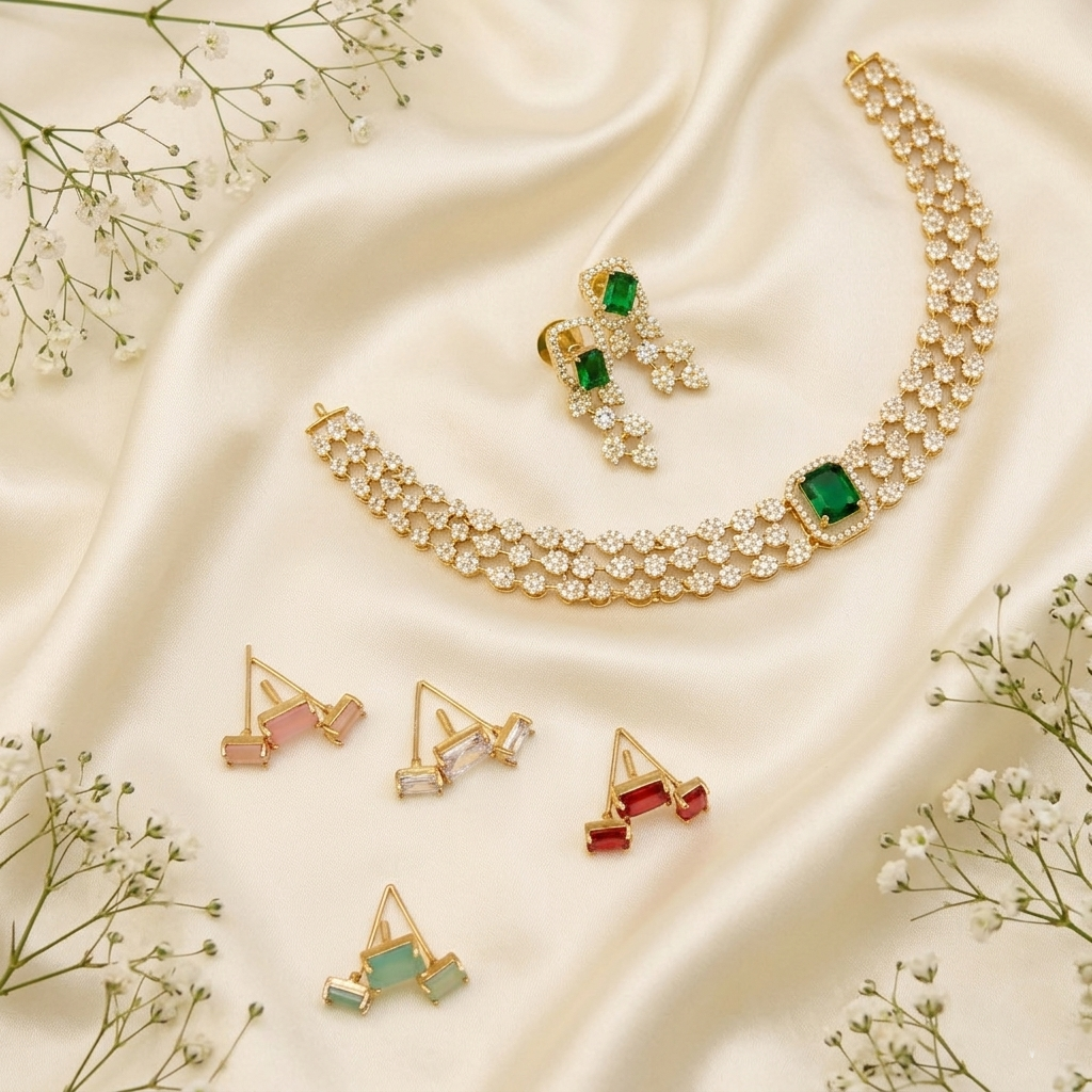 Layered Interchangeable Choker Set