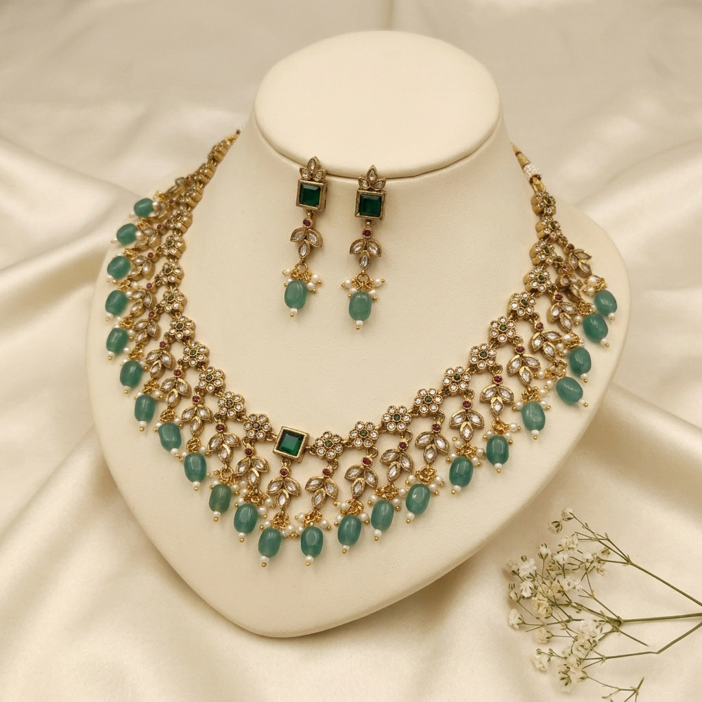Jhumkuri Choker Set