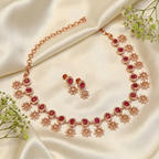 Chandrika Ruby Choker Set