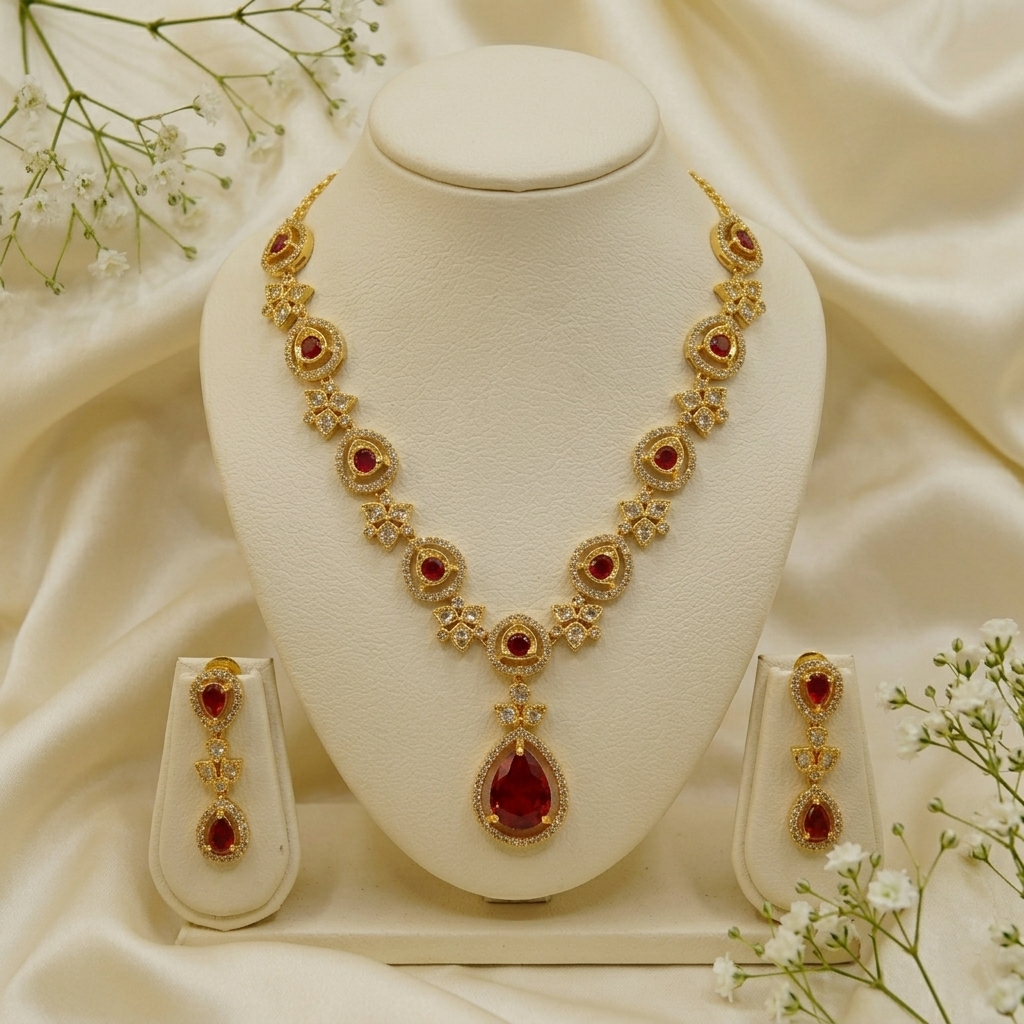Tanvi Pendant Necklace Set